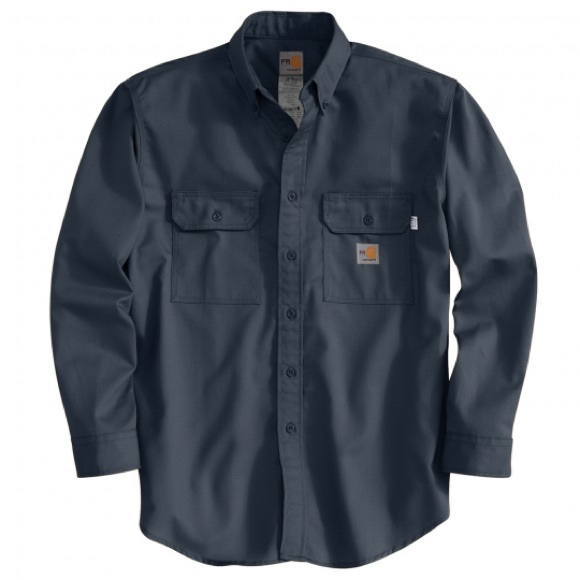 Carhartt Other - Carhartt Flame Resistant Long Sleeve Twill Shirt with Pocket Flaps for Men